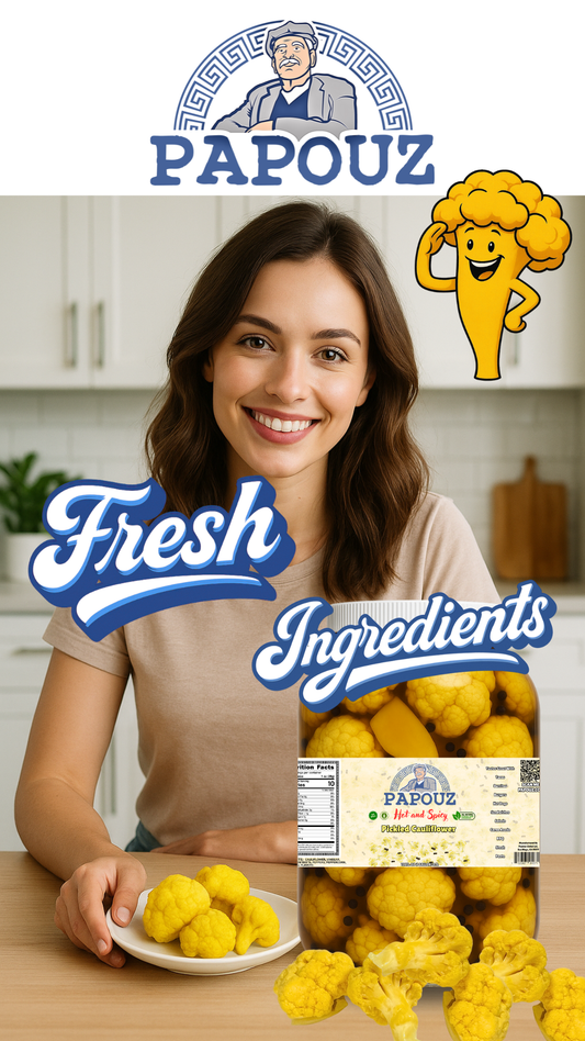 Papouz Pickled Spicy Cauliflower