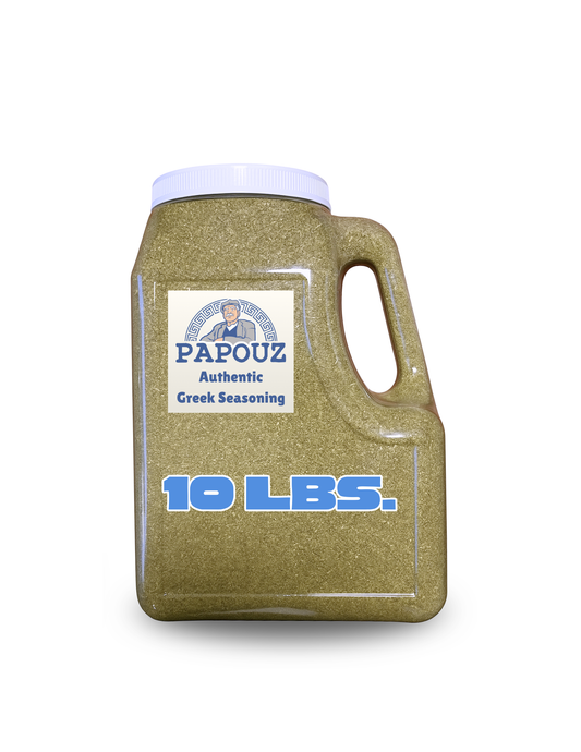 Papouz Seasoning Authentic Greek Seasoning Bulk 10 lbs Bottle