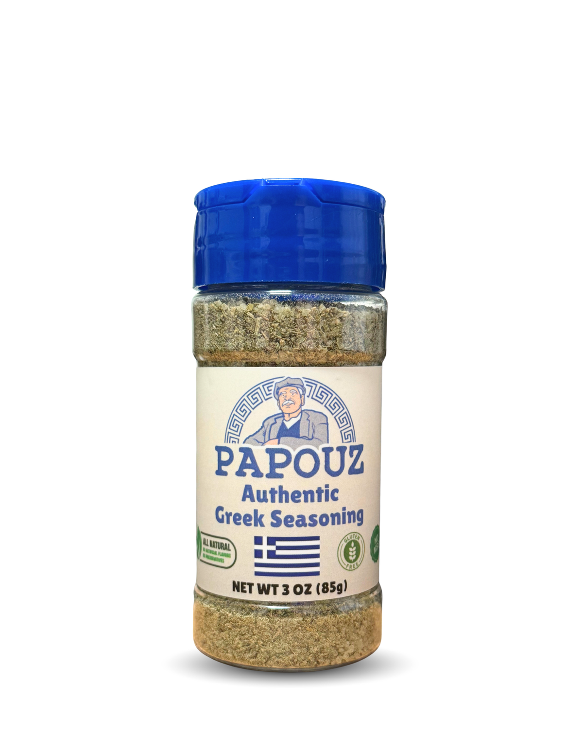 Authentic Greek Seasoning 3oz Bottle by Papouz
