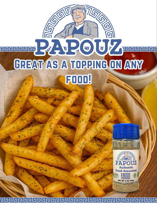 Authentic Greek Seasoning large 10oz bottle by Papouz