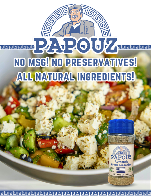 Authentic Greek Seasoning 5oz Bottle by Papouz