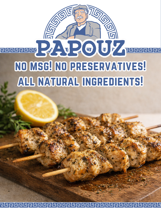 Authentic Greek Seasoning 3oz Bottle by Papouz